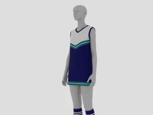 Womens Dress - Female Outfit Clothes 3D Model