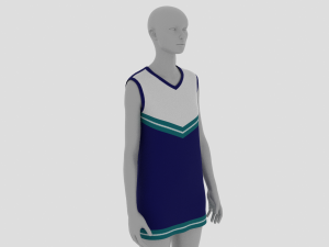 Womens Dress - Female Outfit Clothes Modèle 3D