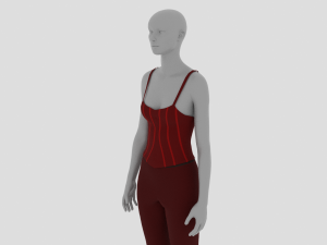 Womens Dress - Female Outfit Clothes Modello 3D