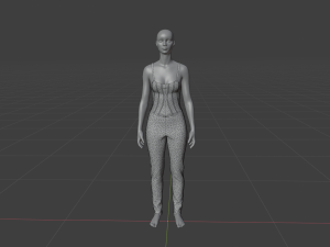 Womens Dress - Female Outfit Clothes Modello 3D