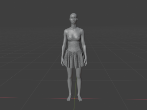 Womens Dress - Female Outfit Clothes 3Dモデル