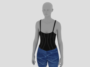 Womens Dress - Female Outfit Clothes 3D मॉडल