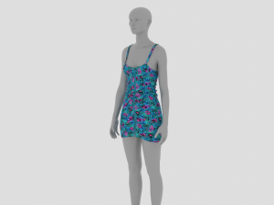 Womens Dress - Female Outfit Clothes Modelo 3D