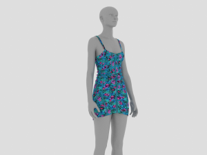 Womens Dress - Female Outfit Clothes Modelo 3D