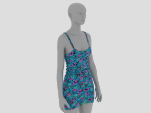 Womens Dress - Female Outfit Clothes Modelo 3D