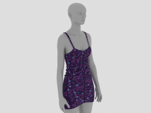 Womens Dress - Female Outfit Clothes 3D 模型