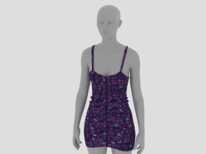Womens Dress - Female Outfit Clothes 3D 模型