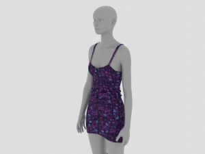 Womens Dress - Female Outfit Clothes 3D 模型