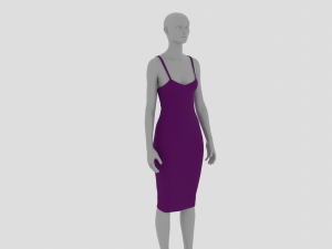 Womens Dress - Female Outfit Clothes Modèle 3D