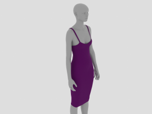 Womens Dress - Female Outfit Clothes Modèle 3D
