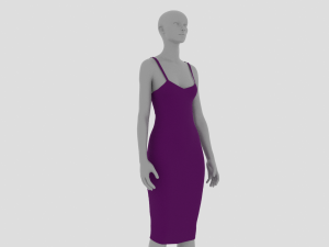 Womens Dress - Female Outfit Clothes Modèle 3D