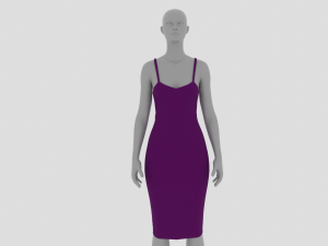 Womens Dress - Female Outfit Clothes Modèle 3D