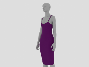 Womens Dress - Female Outfit Clothes Modèle 3D