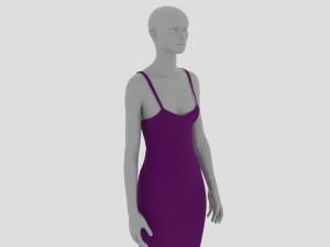 Womens Dress - Female Outfit Clothes Modèle 3D