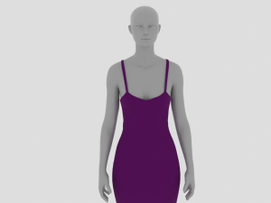 Womens Dress - Female Outfit Clothes Modèle 3D