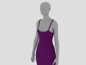 Womens Dress - Female Outfit Clothes Modèle 3D