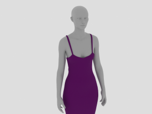 Womens Dress - Female Outfit Clothes Modèle 3D