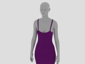 Womens Dress - Female Outfit Clothes Modèle 3D