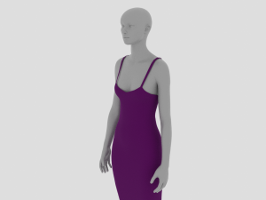 Womens Dress - Female Outfit Clothes Modèle 3D