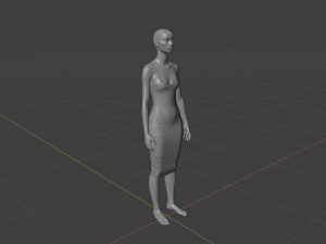 Womens Dress - Female Outfit Clothes Modèle 3D