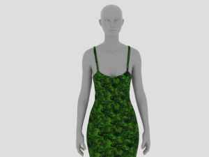 Womens Dress - Female Outfit Clothes 3D 모델