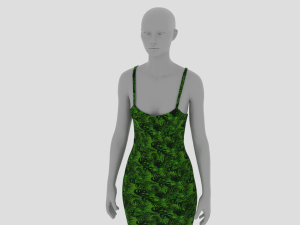 Womens Dress - Female Outfit Clothes 3D 모델