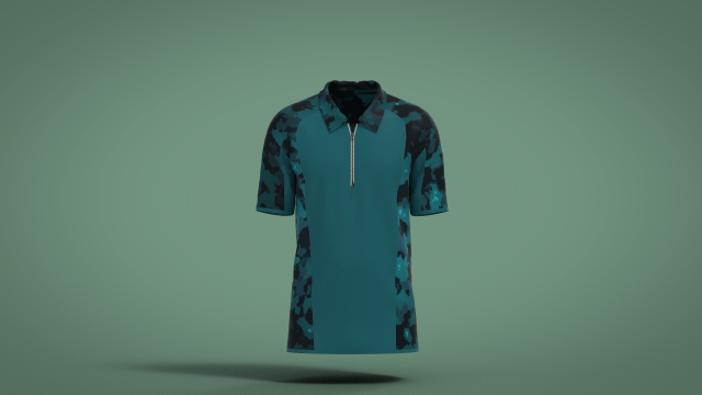 Military Outfit - T-shirt 3D Модель .c4d .max .obj .3ds .fbx .stl .blend