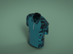 Military Outfit - T-shirt 3D Модель