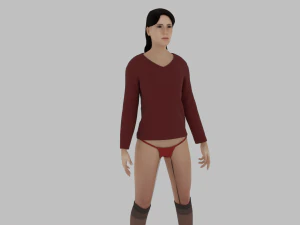 Sexy Woman 3D Model