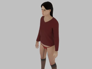 Sexy Woman 3D Model