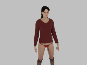 Sexy Woman 3D Model