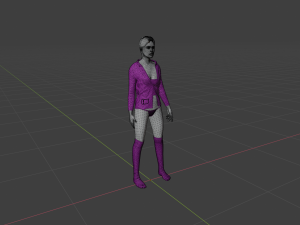 Woman in underwear 3D 모델