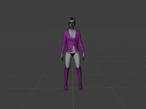 Woman in underwear 3D 모델