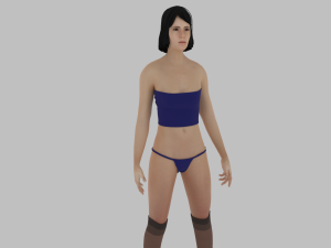 Sexy Woman 3D Model