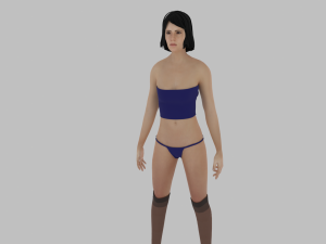 Sexy Woman 3D Model