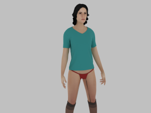 Woman Character 3D-Modell
