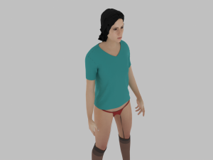 Woman Character 3D-Modell