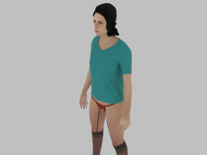 Woman Character 3D-Modell