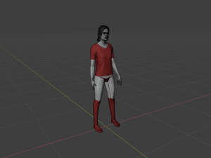 Woman Character 3D-Modell
