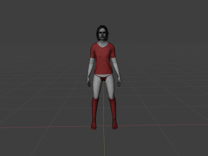 Woman Character 3D-Modell