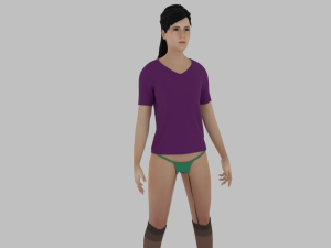Female - Woman Character 3D मॉडल