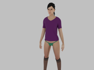 Female - Woman Character 3D मॉडल