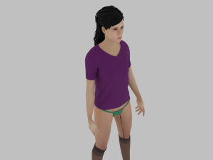 Female - Woman Character 3D मॉडल