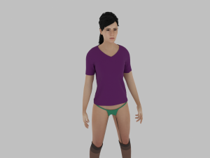 Female - Woman Character 3D मॉडल