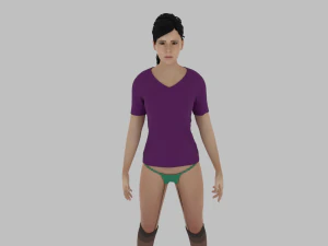Female - Woman Character 3D Model