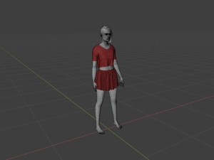 Sweet Girl Character 3D Model