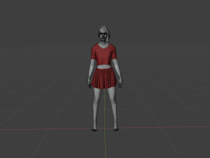 Sweet Girl Character 3D Model
