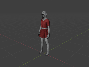 Sweet Girl Character 3D Model