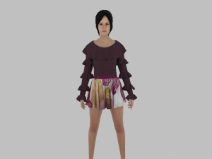 Realistic Woman 3Dモデル