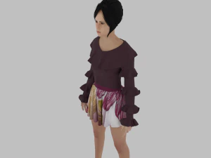 Realistic Woman 3D Model